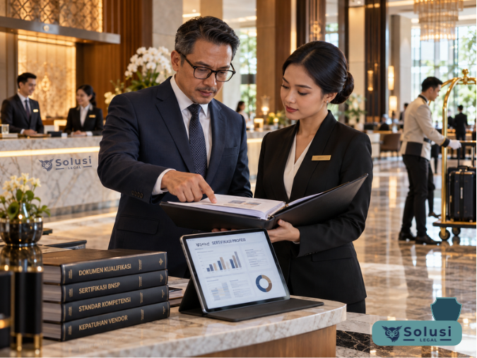 Standarisasi Industri Pariwisata dan Izin Usaha Audit standarisasi industri pariwisata dan kepatuhan sertifikasi pekerja pariwisata untuk legalitas izin usaha pariwisata hotel